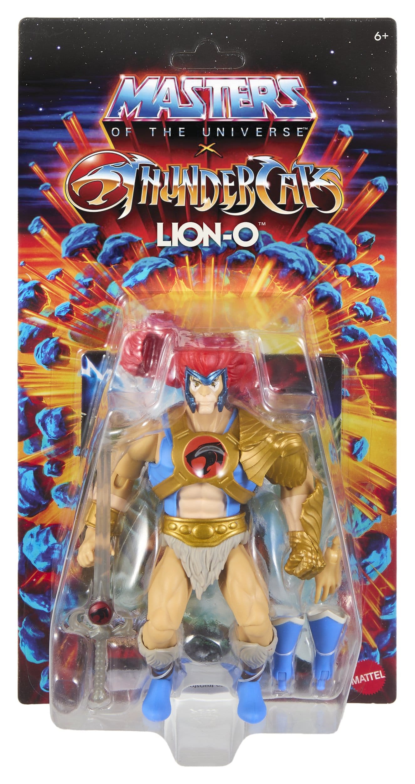 Masters of the Universe x ThunderCats Origins Actionfigur Lion-O 14 cm