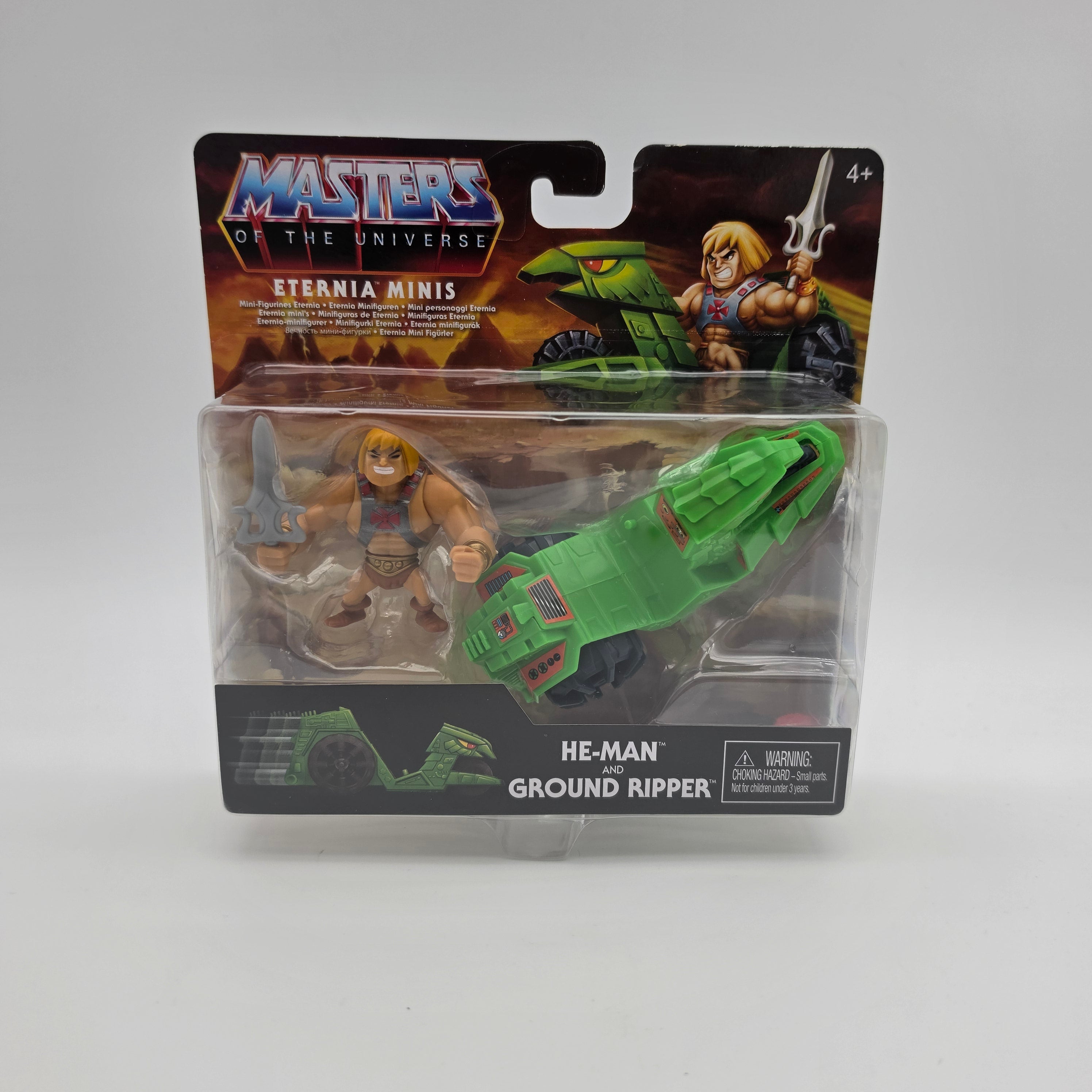 Masters of the Universe -  Eternia Minis - He-Man & Ground Ripper