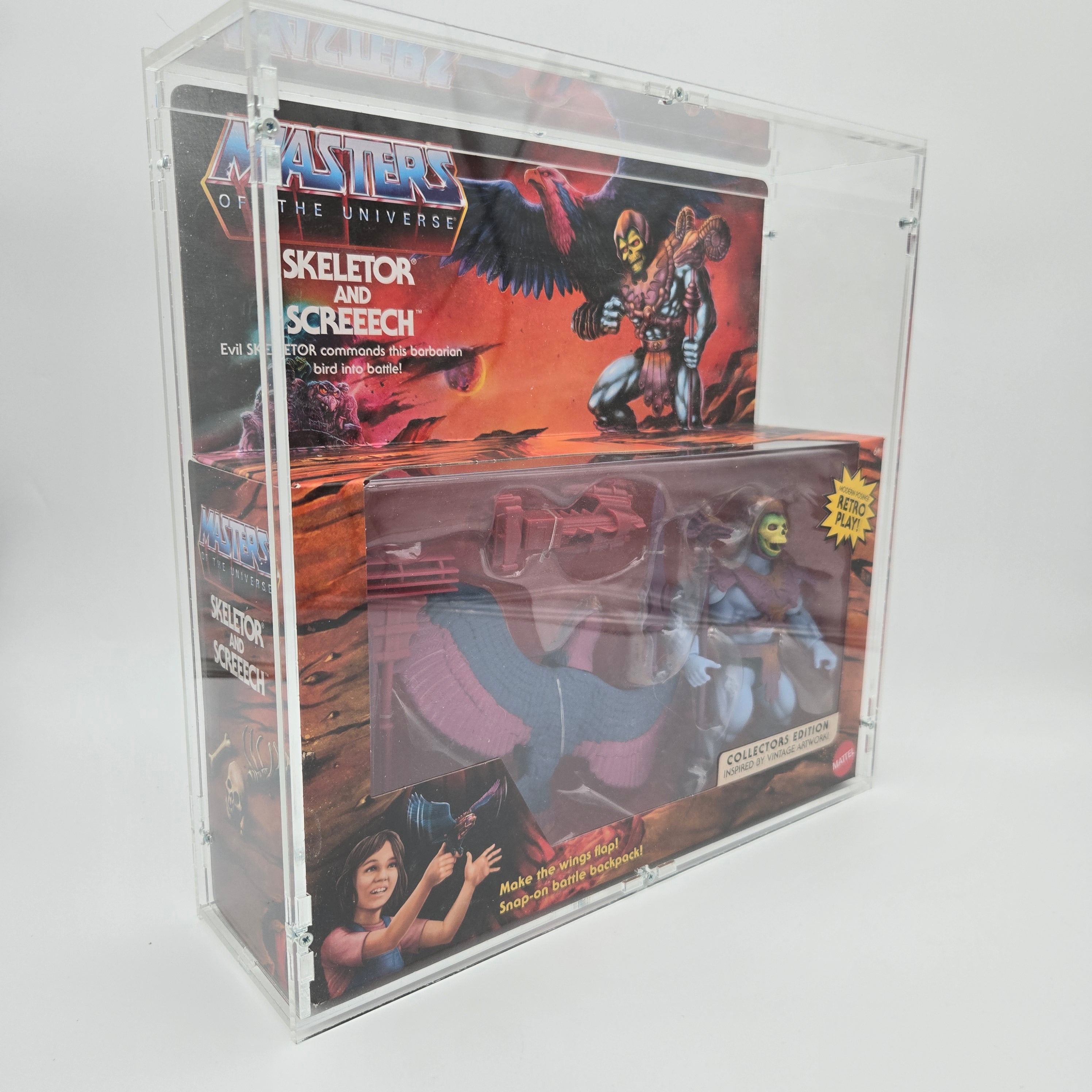 Masters of the Universe Origins - Skeletor & Screeech (US-Karte) - Collector Edition Doppelpack