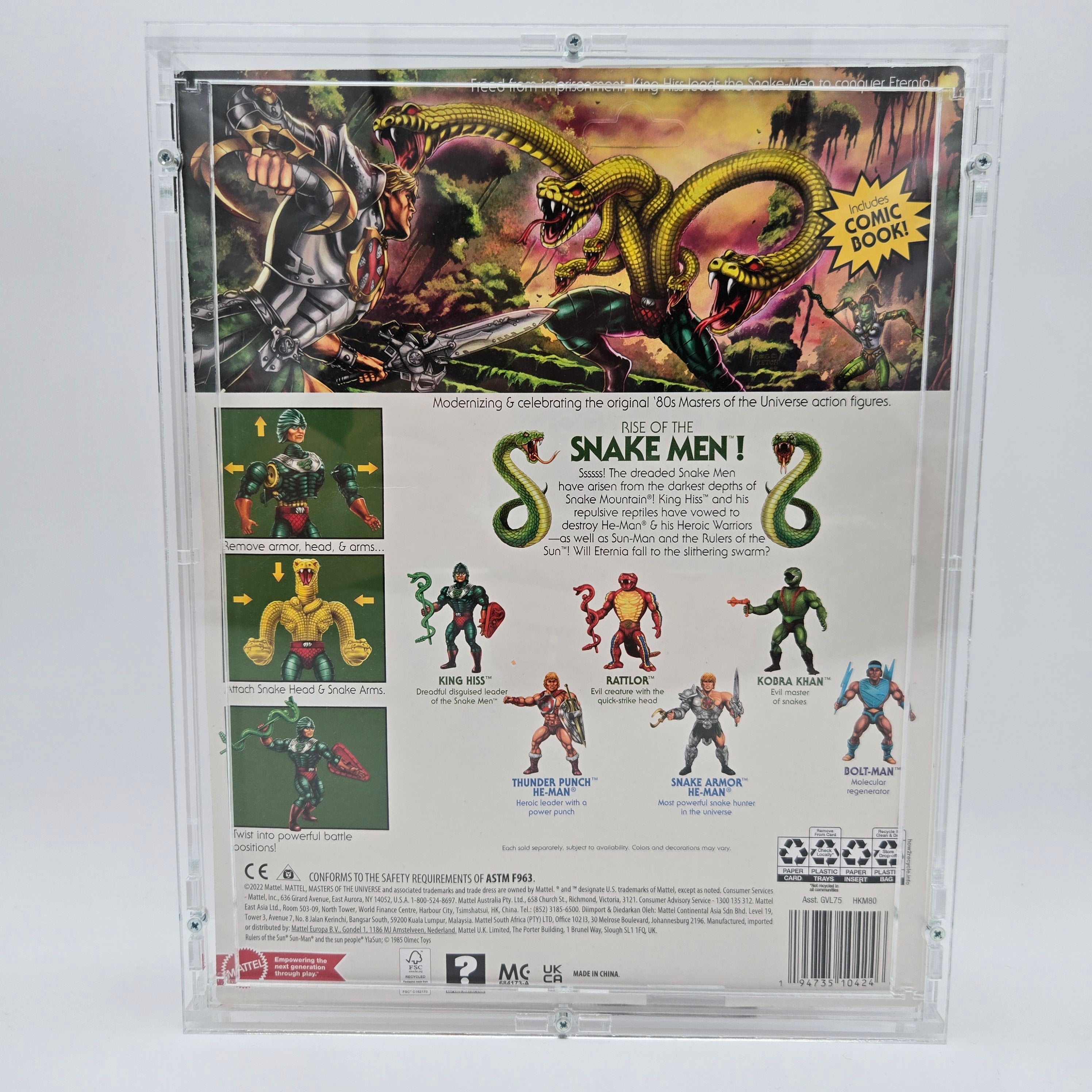 Masters of the Universe Origins - Deluxe King Hiss "Collector Grade" (Original Shipper)(mehrere Varianten)