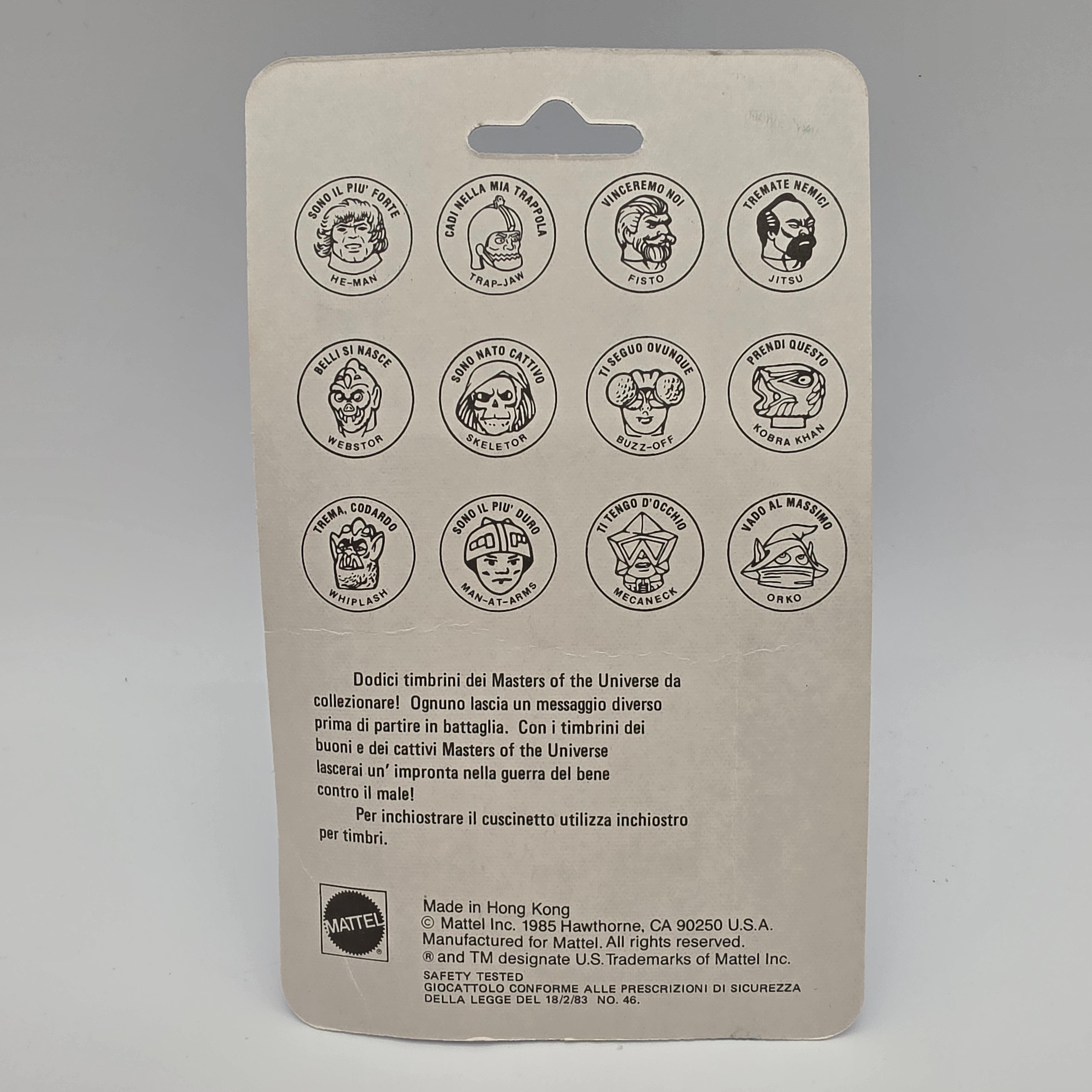 Masters of the Universe - Ministempel - Skeltor / He-Man 1985