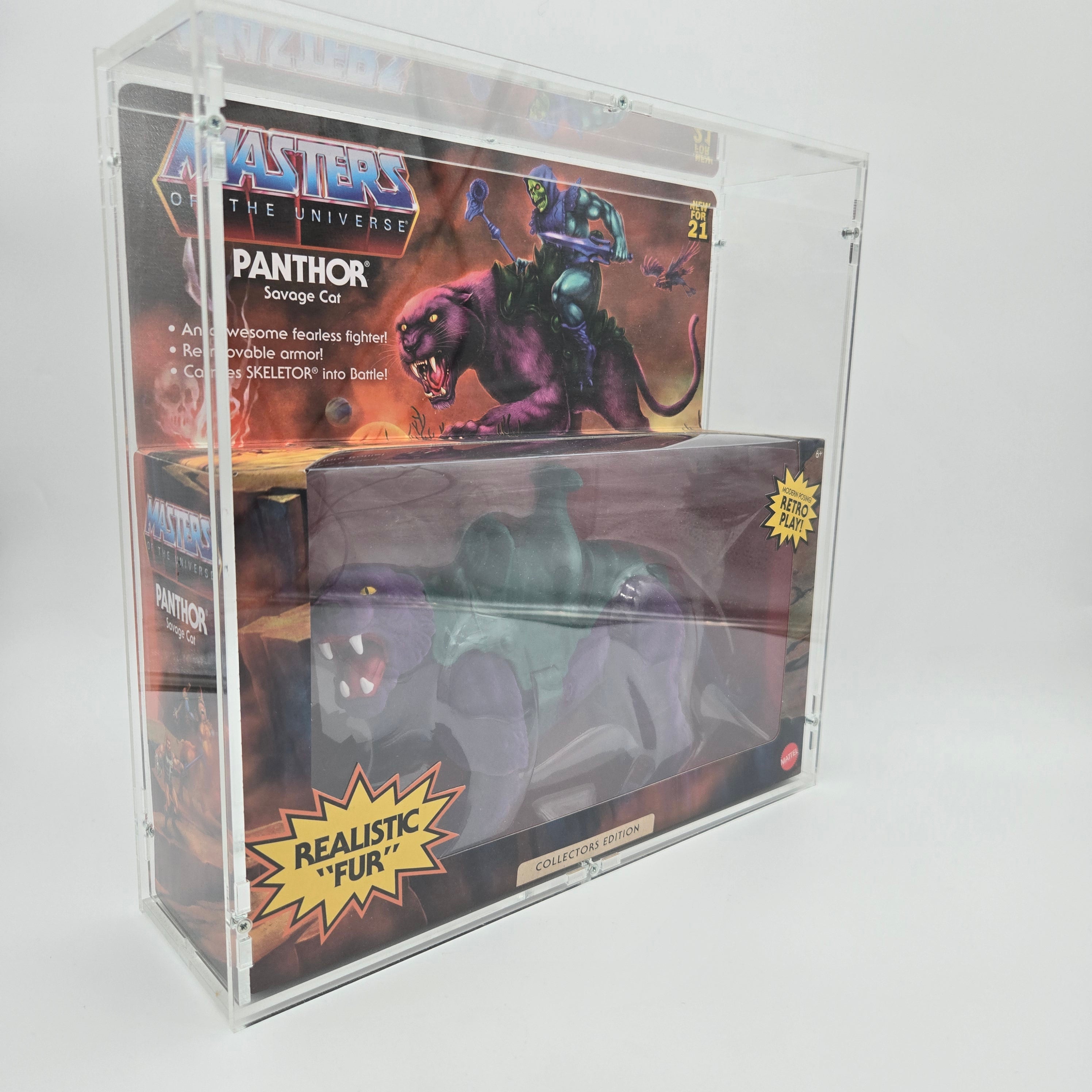 Masters of the Universe Origins PANTHOR FLOCKED - unterschiedlicher Zustand