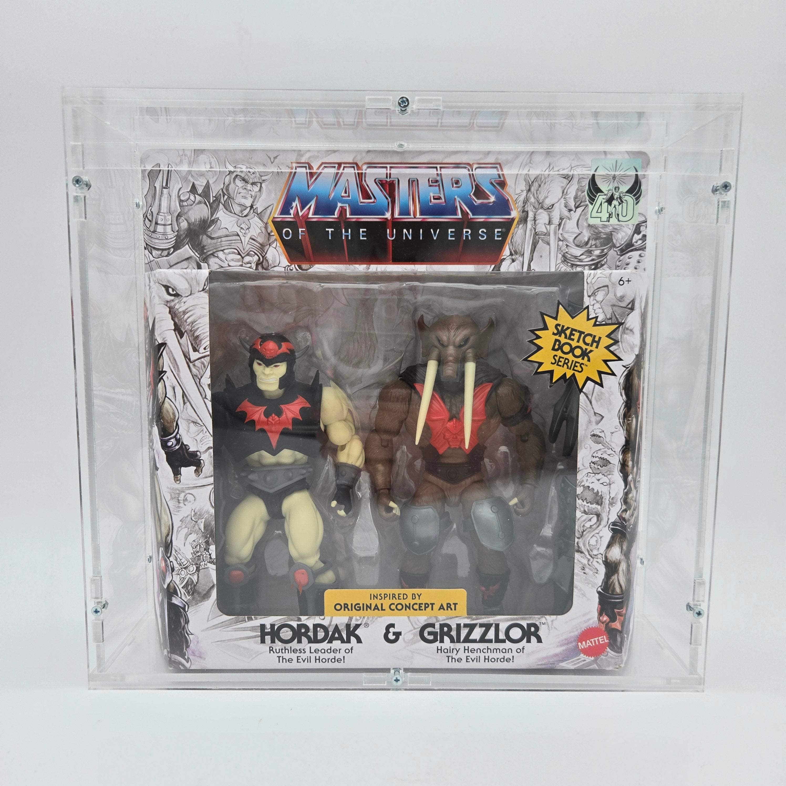 Masters of the Universe Origins - Hordak & Grizzlor - Sketch Book Series - im SORA-CASE (US)