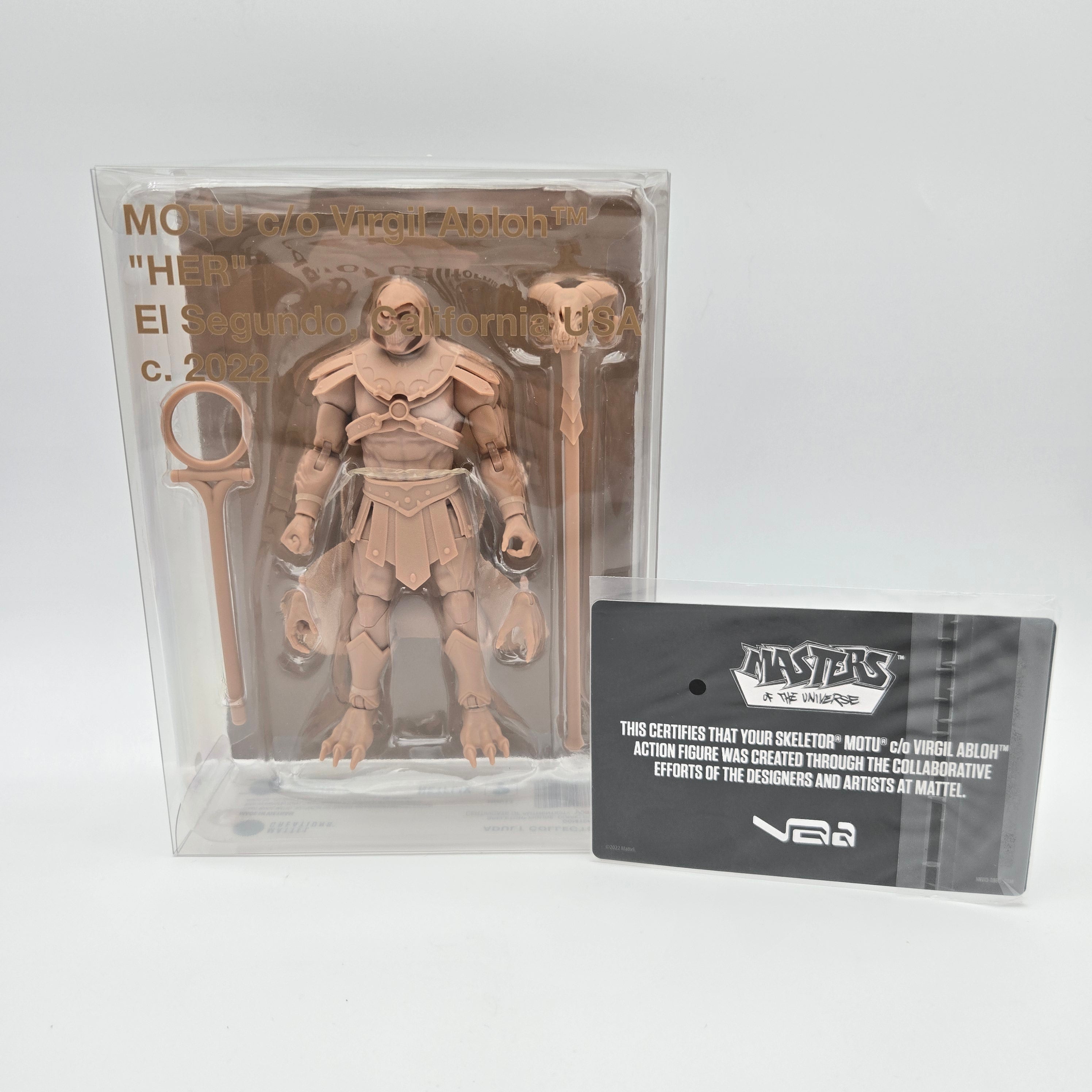 Masters of the Universe - Virgil Abloh - Skeletor + Zertifikat