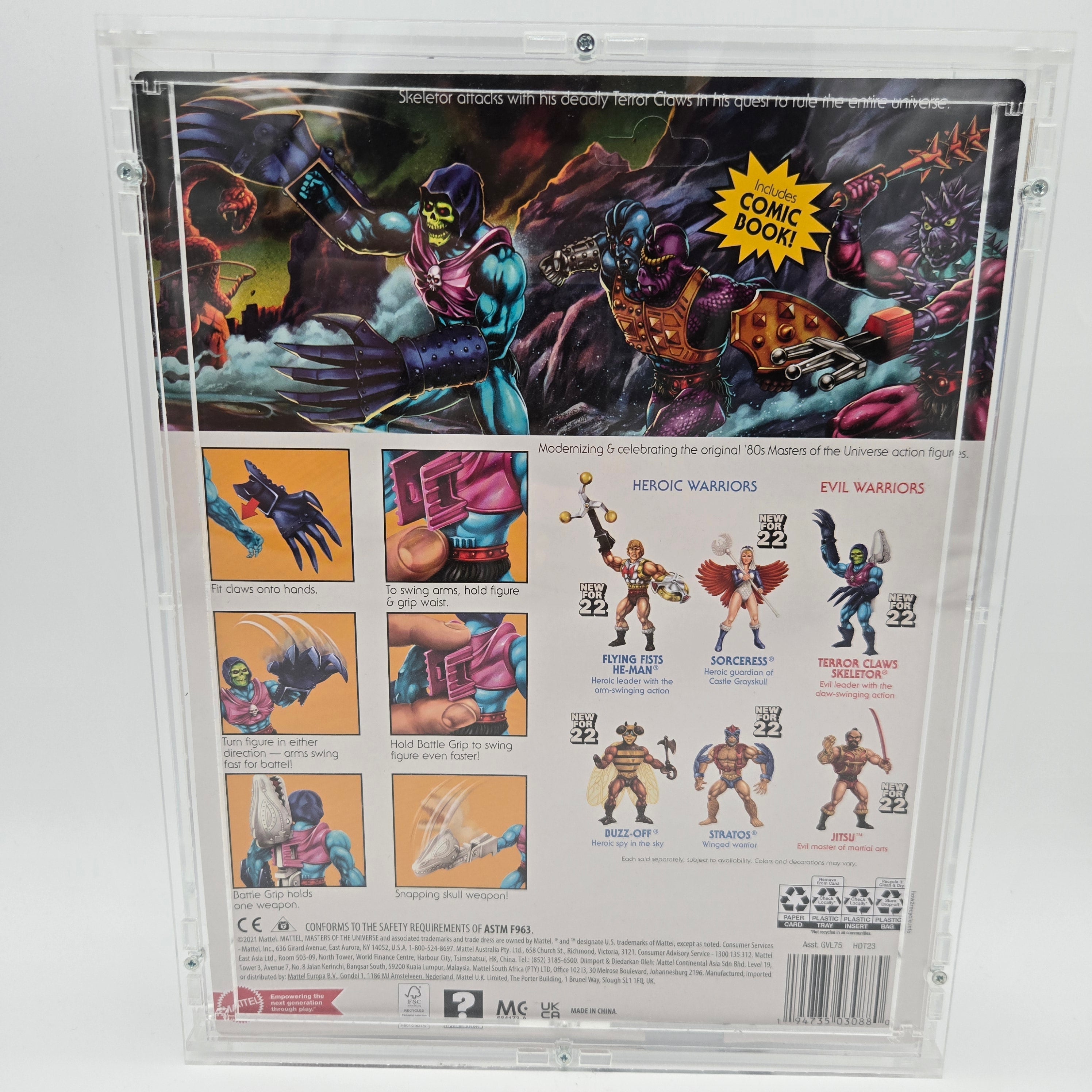 Masters of the Universe Origins - Terror Claws Skeletor "Collector Grade" (Original Shipper)(mehrere Varianten)