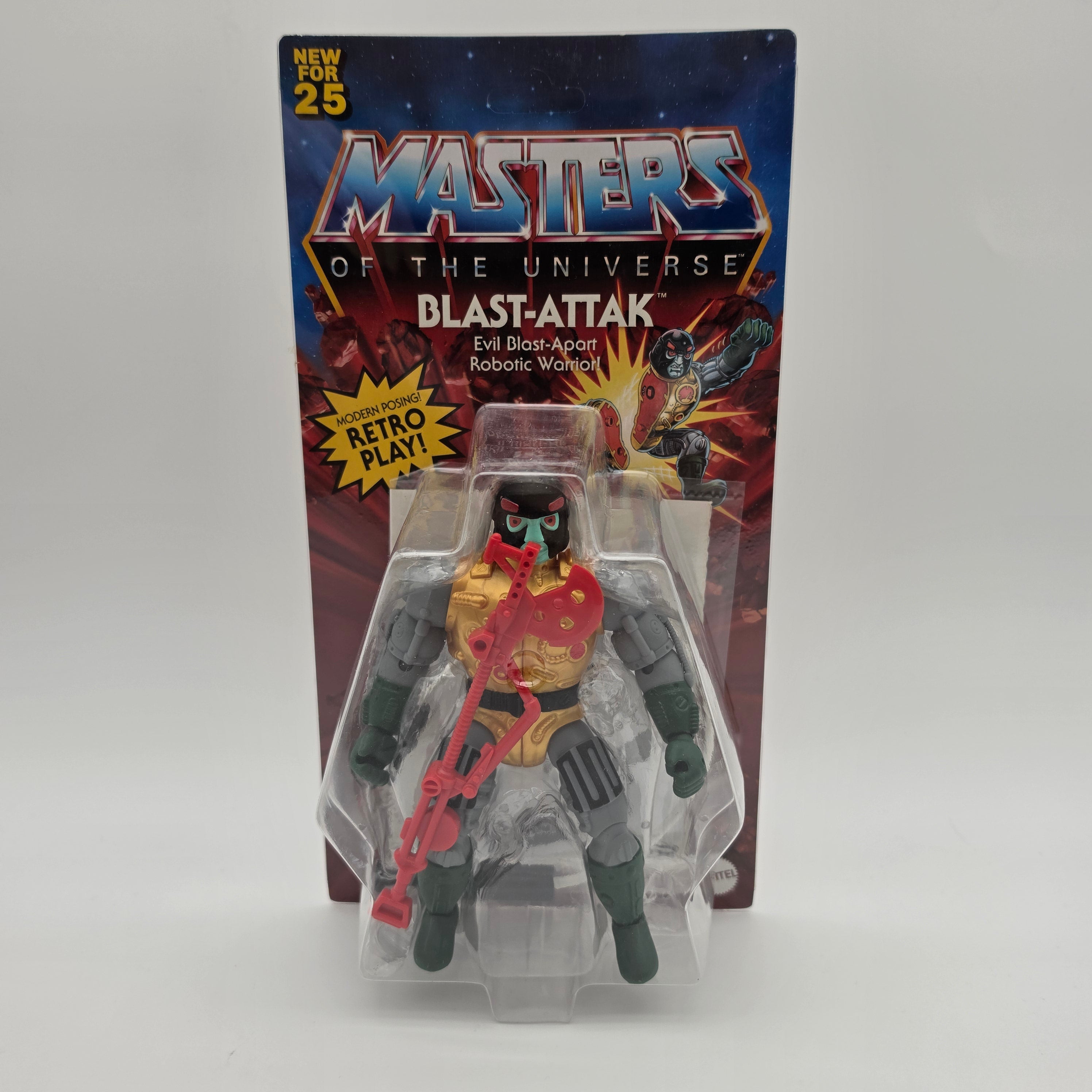 Masters of the Universe Origins - Blast-Attak (US) Collector Grade im orig. Shipper