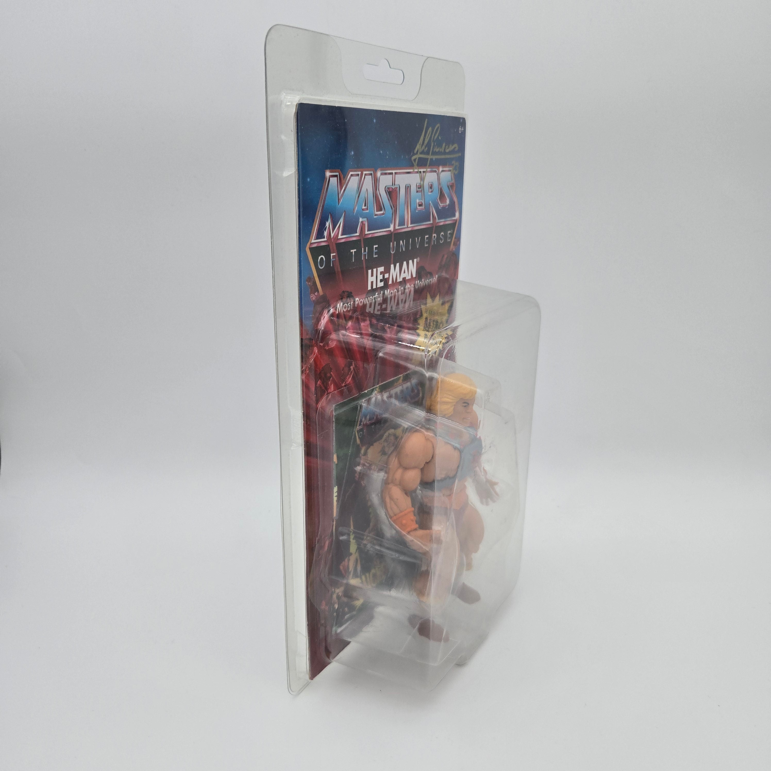 Masters of the Universe Origins - He-Man Vintage Kopf mit Autogramm von Axel Gimenez 2023