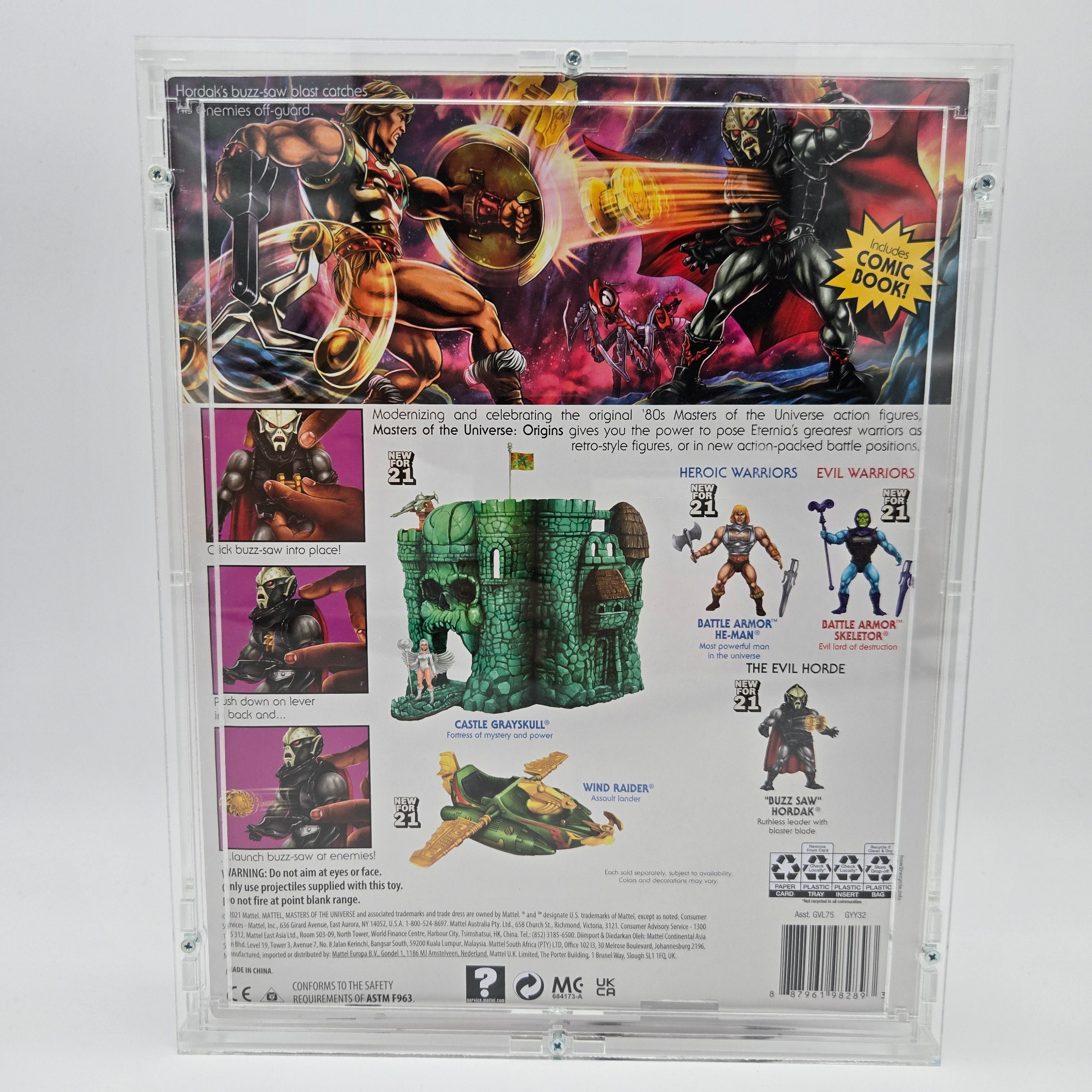Masters of the Universe Origins - Buzz Saw Hordak Deluxe im Schutzblister (US)
