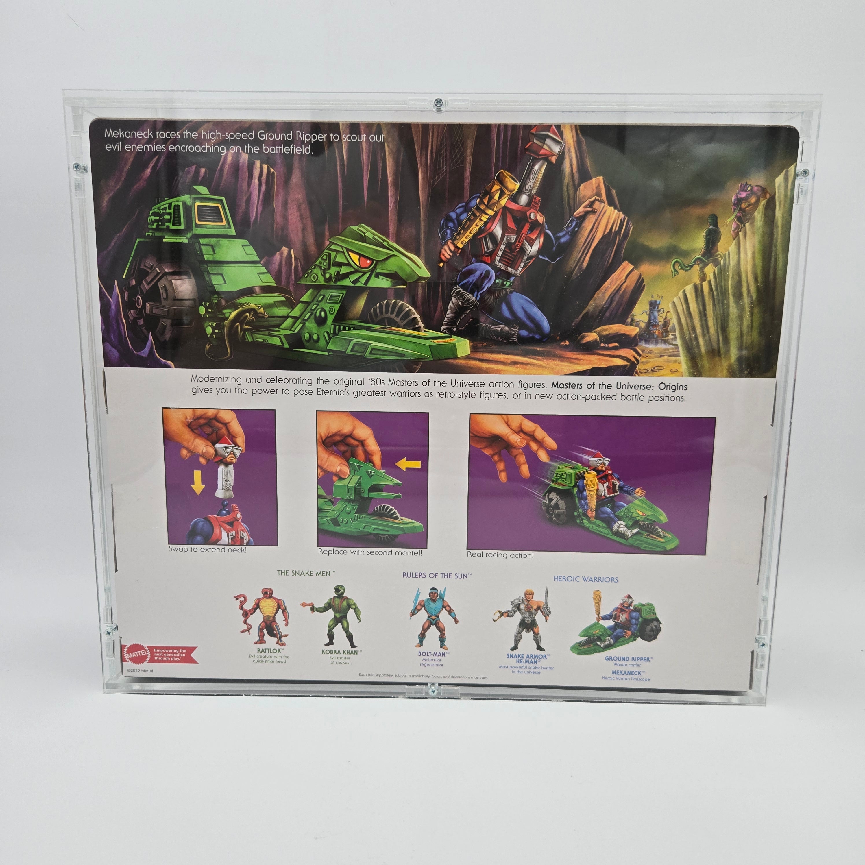 Masters of the Universe Origins - Mekaneck & Ground Ripper im SORA-CASE (US)