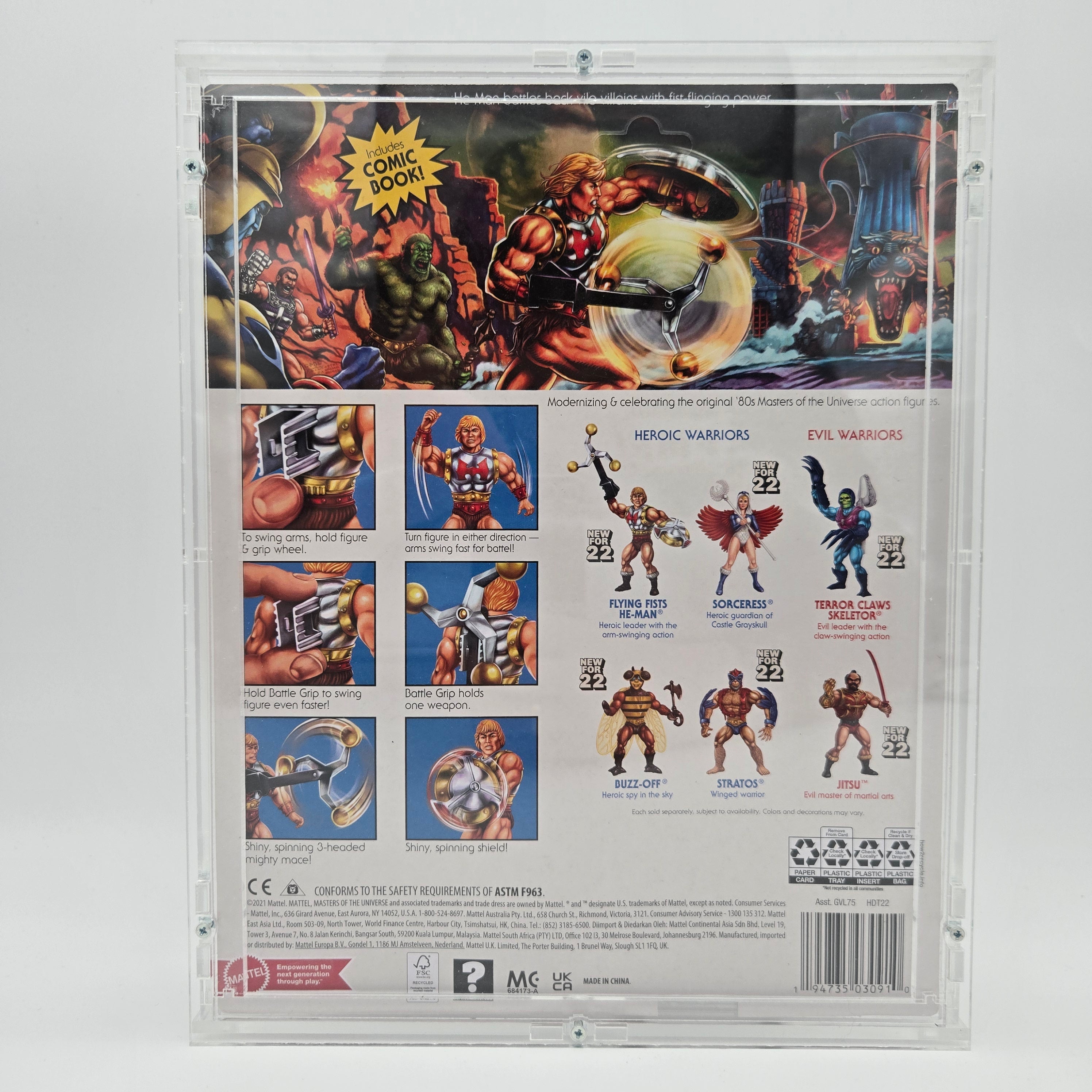 Masters of the Universe Origins - Flying Fists He-Man "Collector Grade" (Original Shipper) (Verschiedene Versionen)