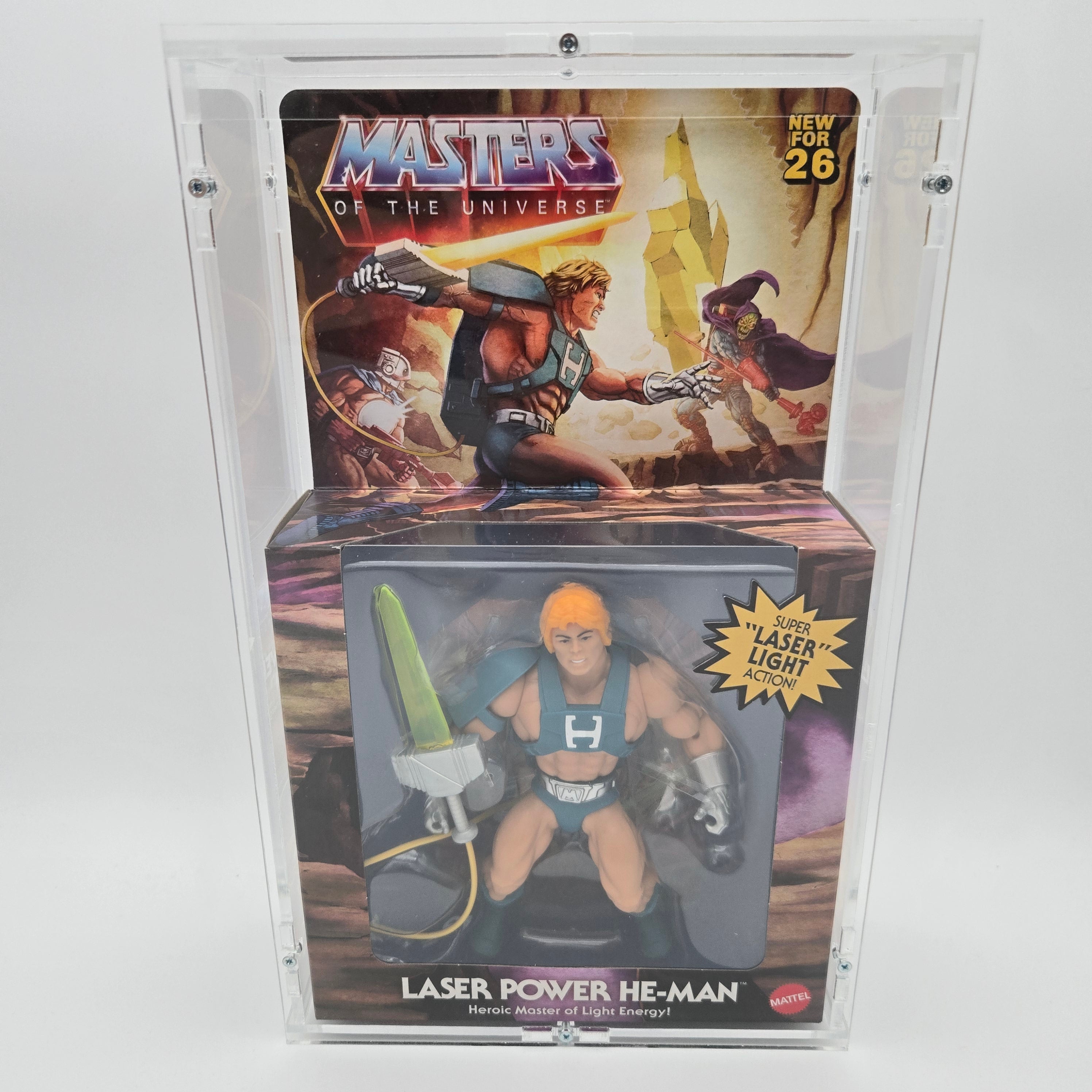 Masters of the Universe Origins - Laser Power He-Man im SORA-CASE (US)