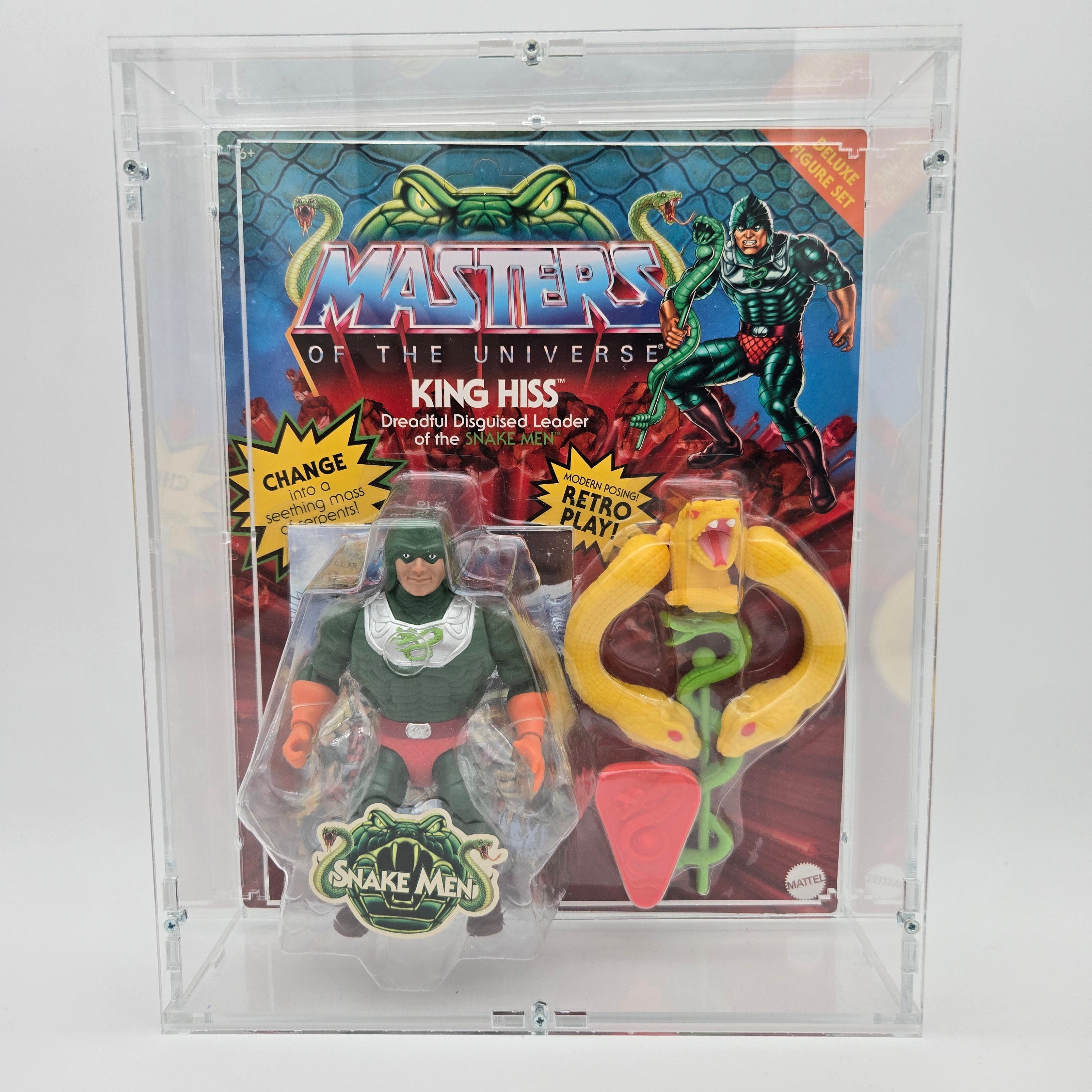 Masters of the Universe Origins - Deluxe King Hiss "Collector Grade" (Original Shipper)(mehrere Varianten)
