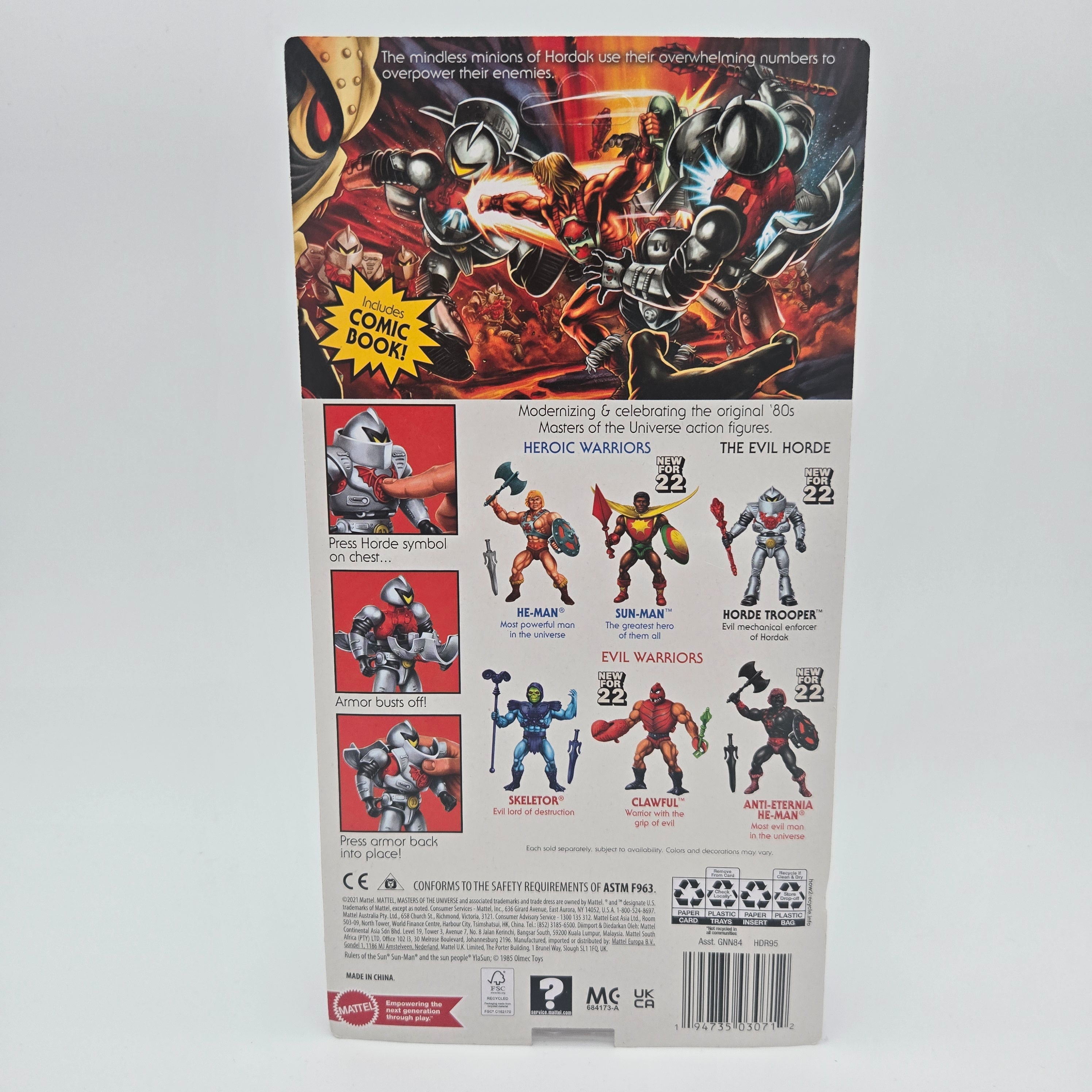 Masters of the Universe Origins - Horde Trooper "Collector Grade" (Original Shipper)(mehrere Varianten)