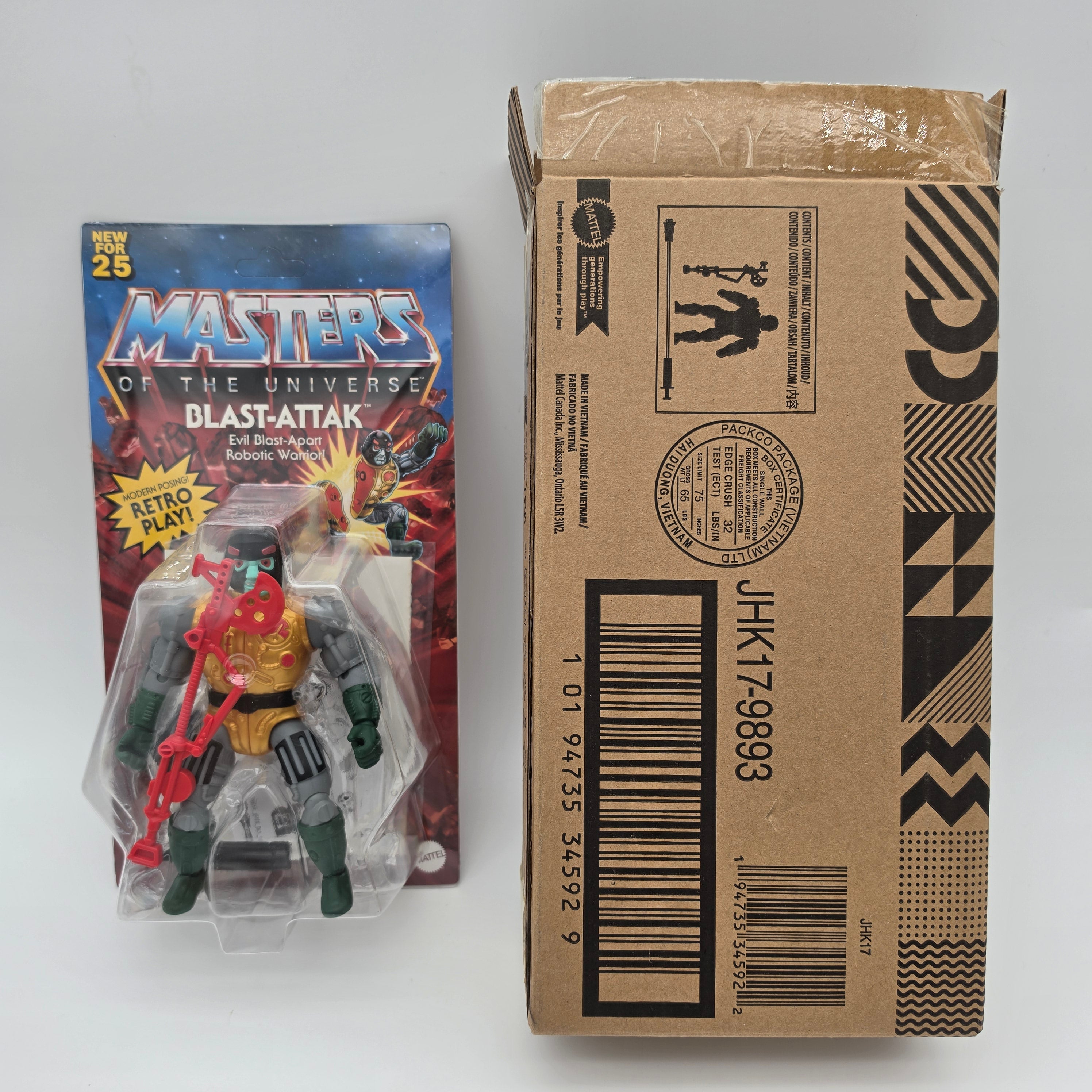Masters of the Universe Origins - Blast-Attak (US) Collector Grade im orig. Shipper