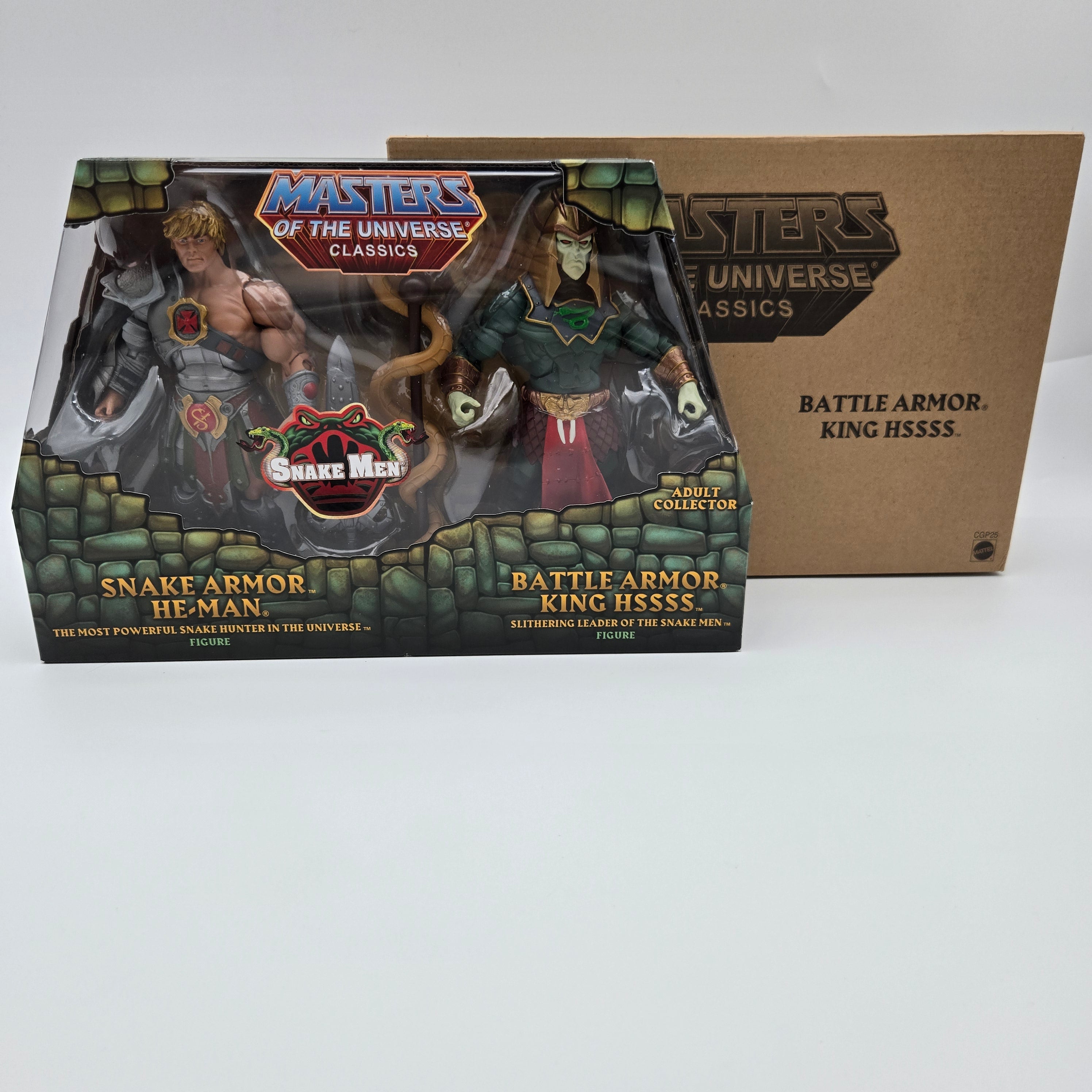Masters of the Universe - Classics - Snake Armor He-Man & Battle Armor King HSSSS