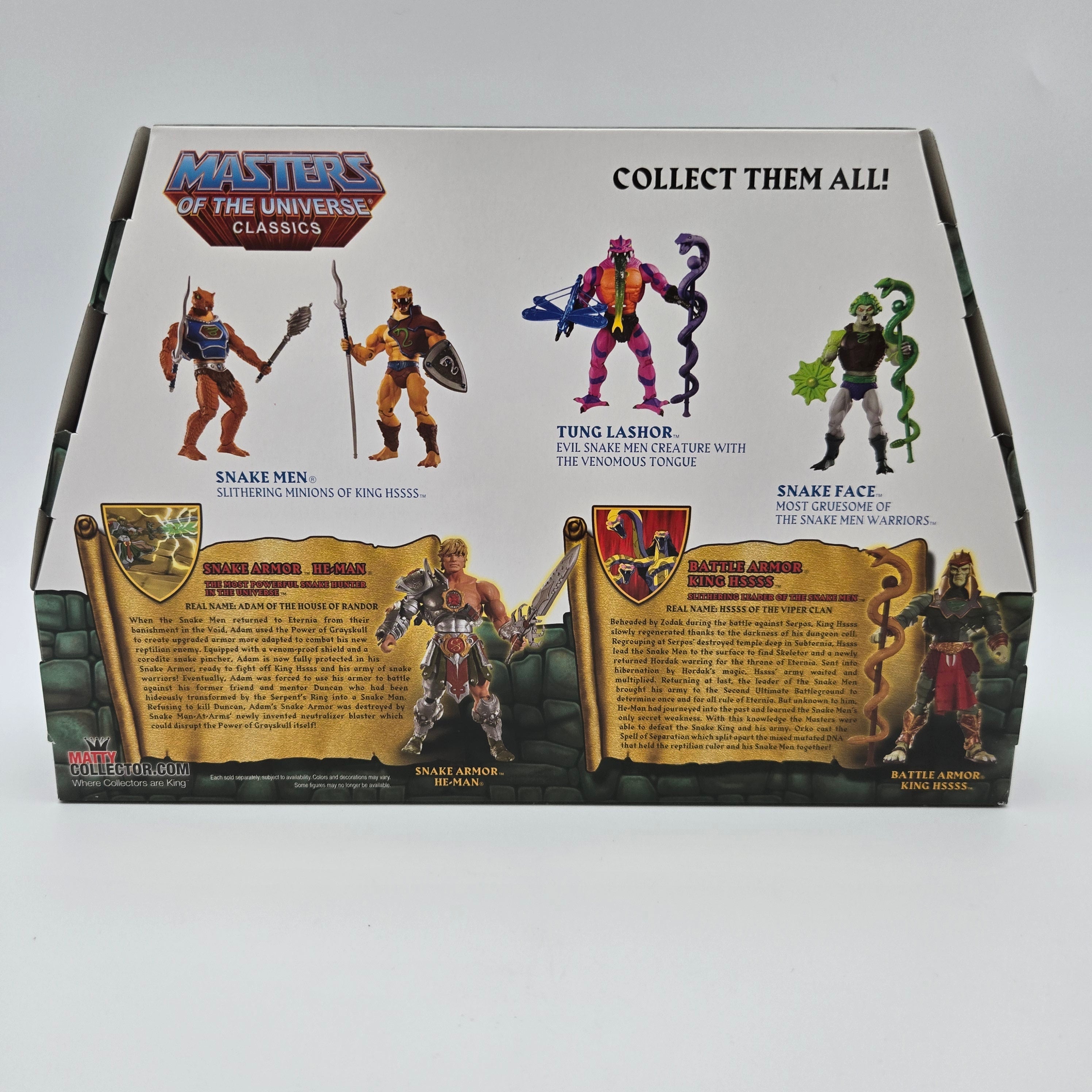 Masters of the Universe - Classics - Snake Armor He-Man & Battle Armor King HSSSS