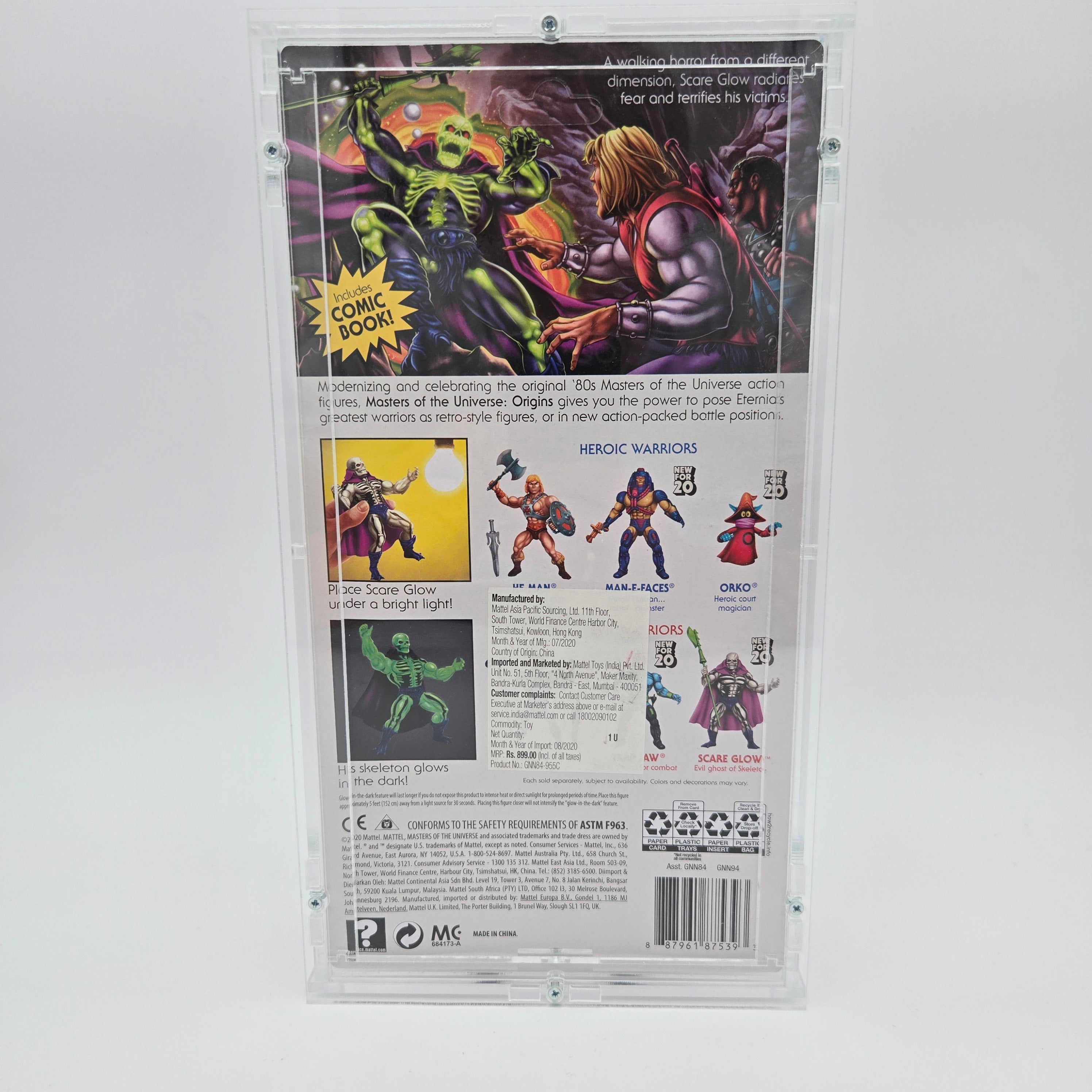 Masters of the Universe Origins - Scare Glow im SORA-CASE (US)
