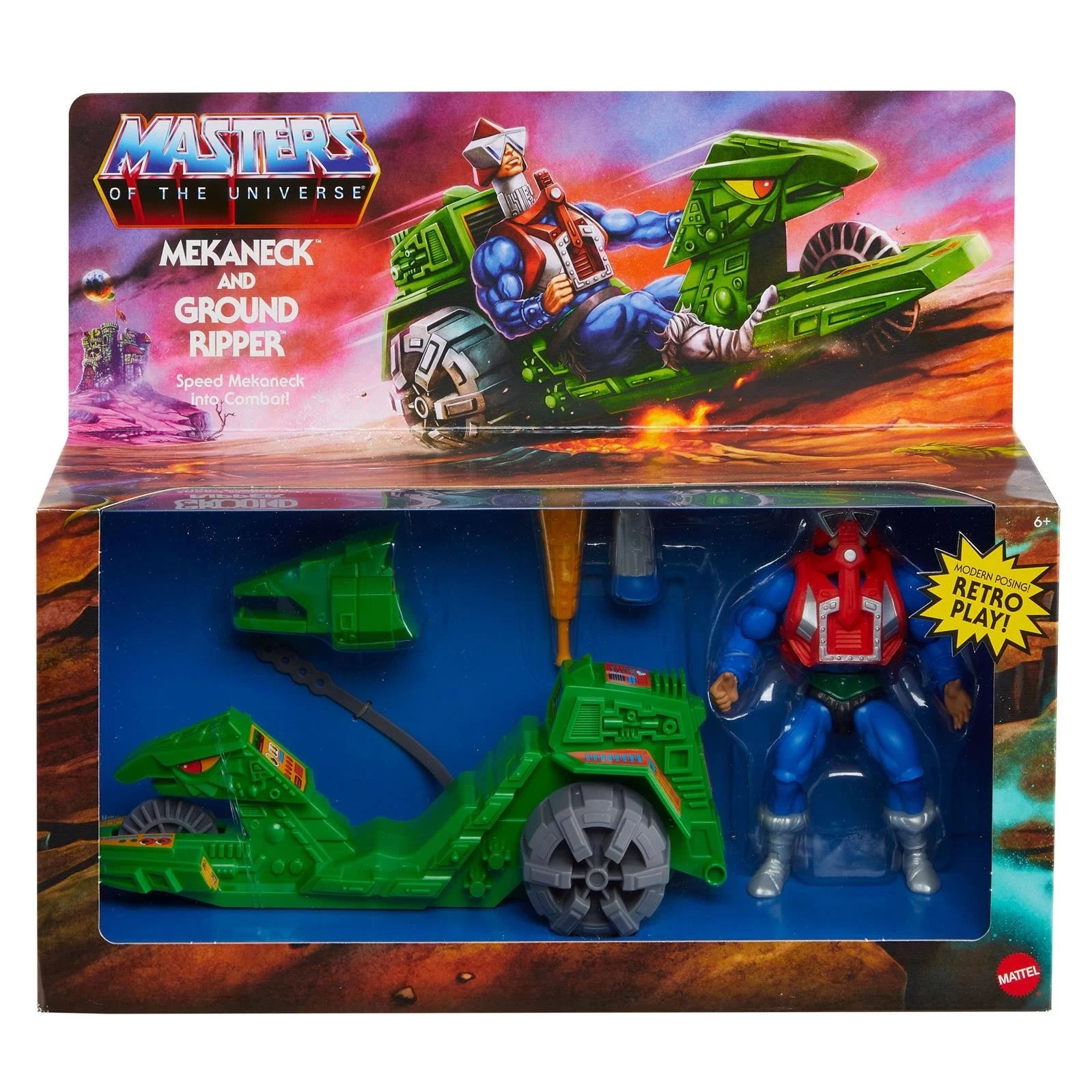 Masters of the Universe Origins - Mekaneck & Ground Ripper im SORA-CASE (US)