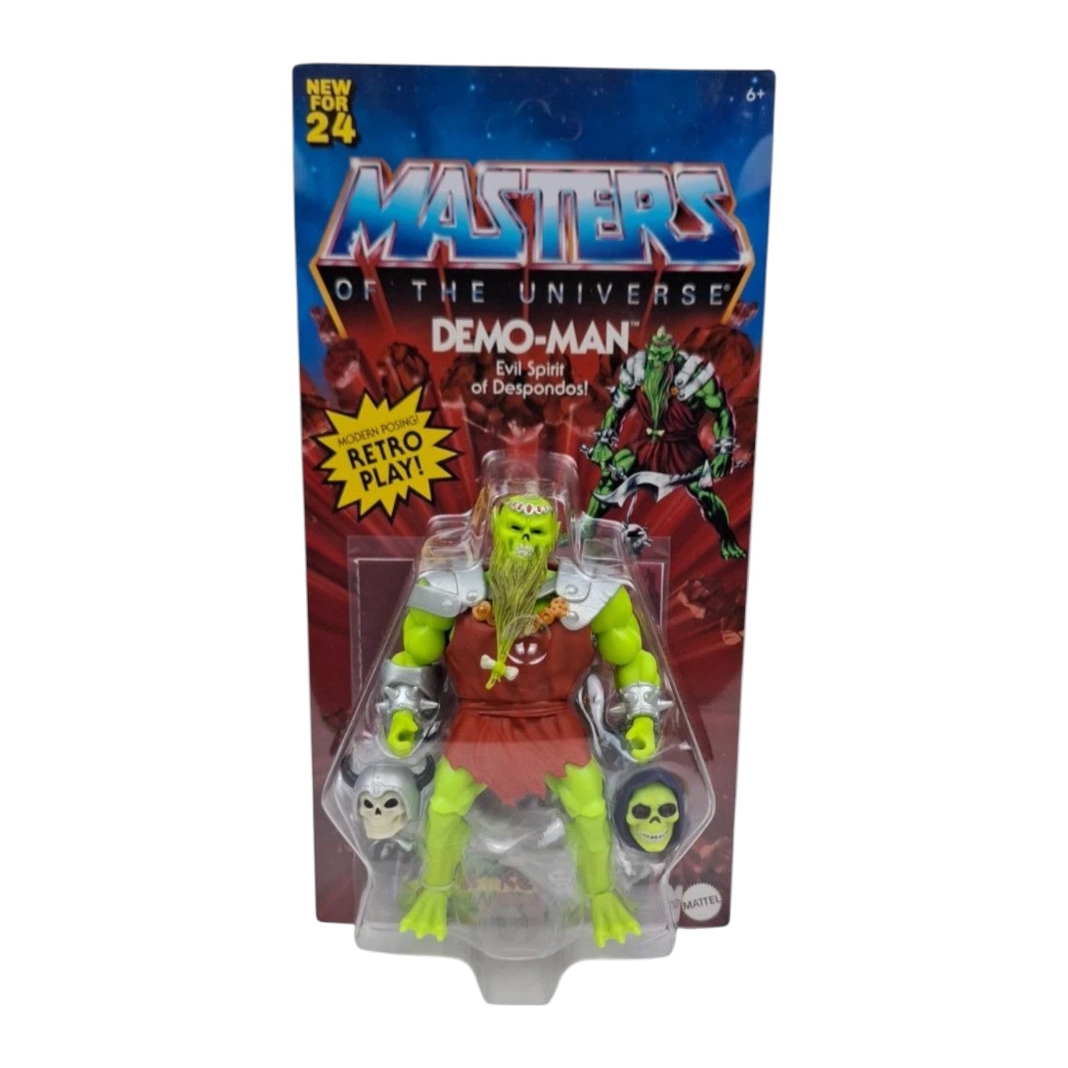 Masters of the Universe Origins - Demo Man "Collector Grade" (Original Shipper)