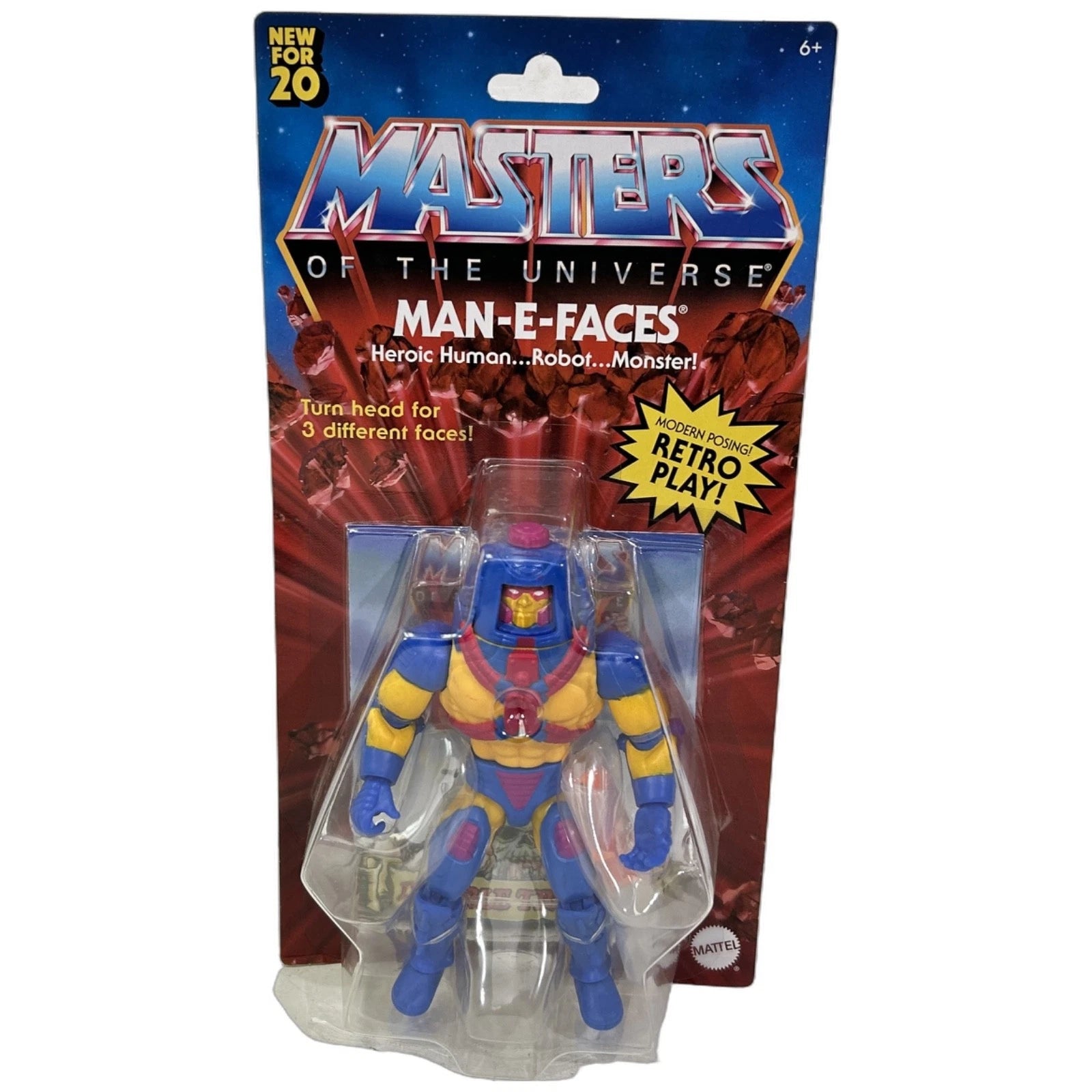 Masters of the Universe Origins Actionfigur 2020 Man-E-Faces 14 cm US Karte