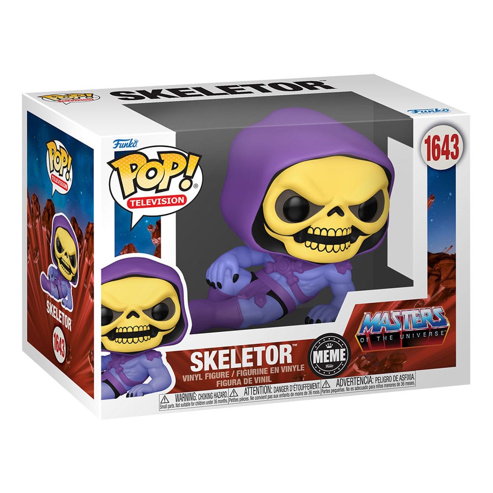 Masters of the Universe POP! TV Vinyl Figur Skeletor (Meme) 9 cm
