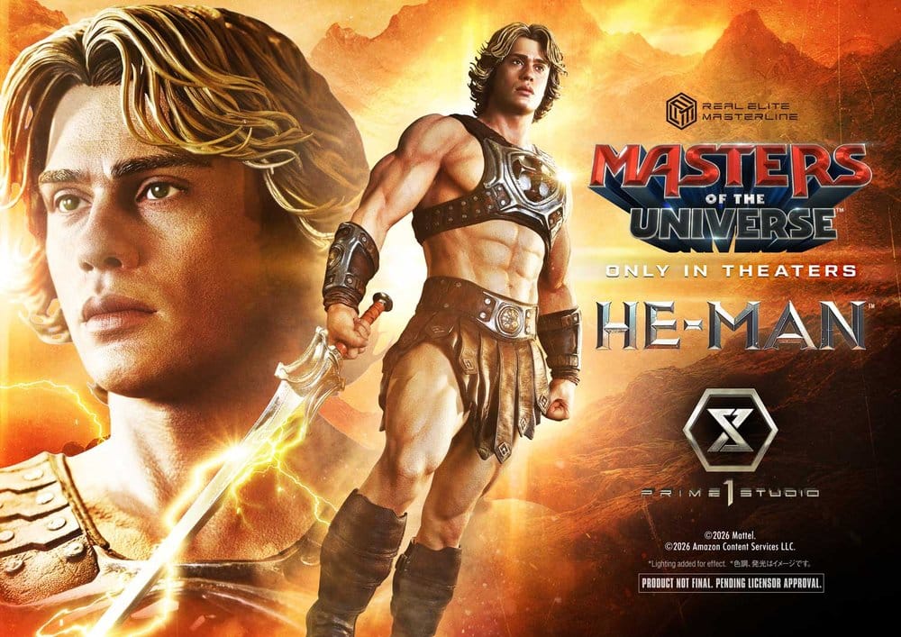 PRE-ORDER: Masters of the Universe (2026 Film) Real Elite Masterline Series Statue 1/3 He-Man 93 cm